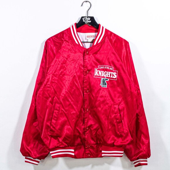 Lord Sterling Knights Satin Jacket Hartwell Large VTG 80s 90s Streetwear - Picture 2 of 8